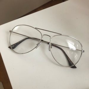 H&M Clear Aviator Framed Glasses